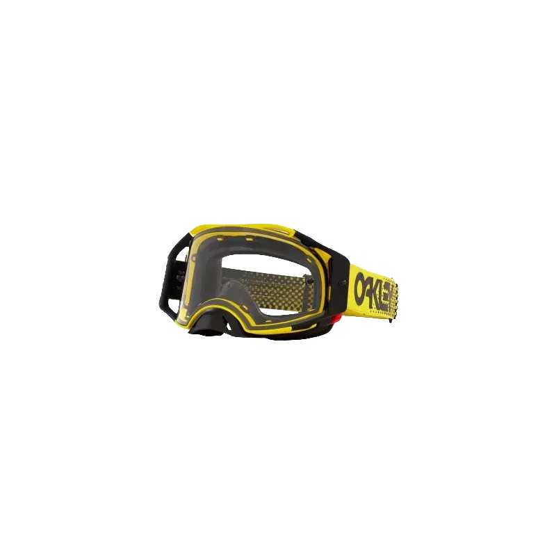 Masque OAKLEY Airbrake MX Moto Jaune B1B écran clair