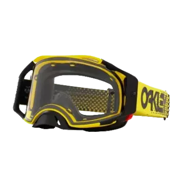Masque OAKLEY Airbrake MX Moto Jaune B1B écran clair