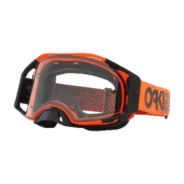 Masque OAKLEY Airbrake MX Moto Orange B1B écran clair