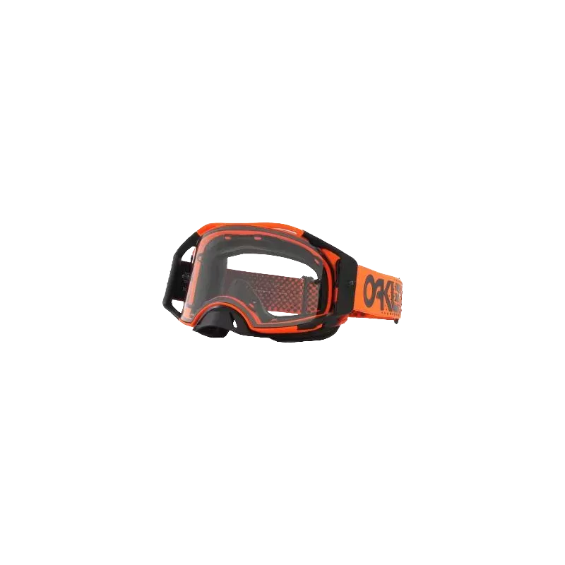 Masque OAKLEY Airbrake MX Moto Orange B1B écran clair