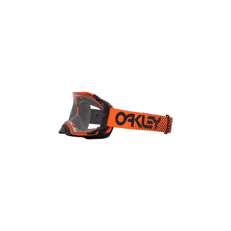 Masque OAKLEY Airbrake MX Moto Orange B1B écran clair