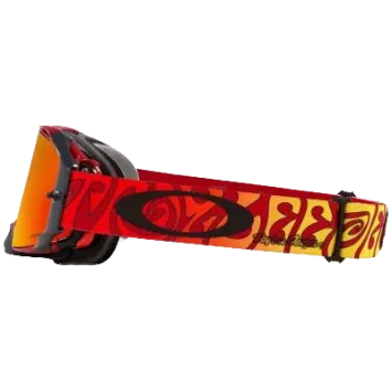 Masque OAKLEY Airbrake MX TLD Trippy Red écran Prizm MX Torch