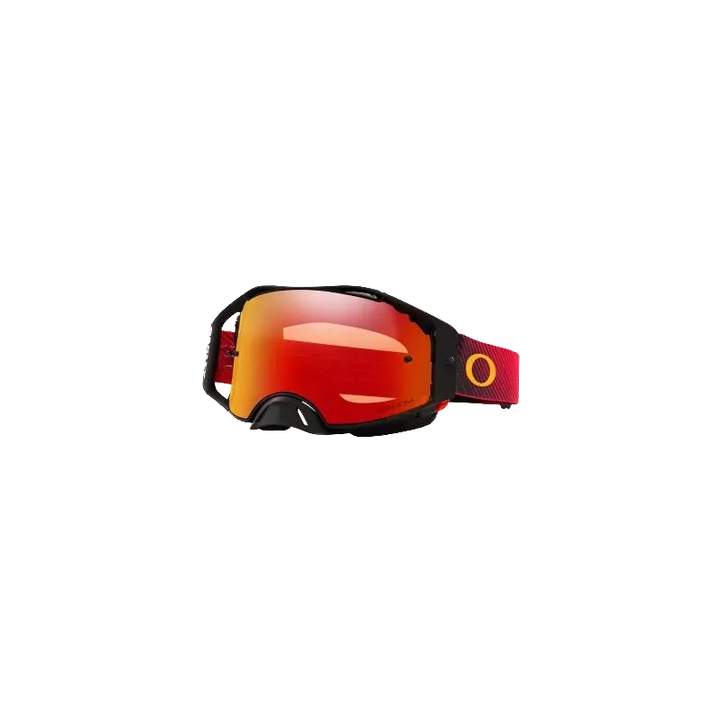 Masque OAKLEY Airbrake MX Rouge Flow écran Prizm MX Torch