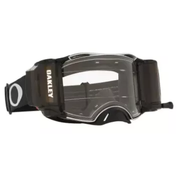 Masque OAKLEY Airbrake MX Tuff Blocks Noir OU Blanc Gunmetal Race-Ready Roll-Off clair