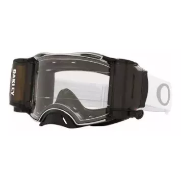 Masque OAKLEY Airbrake MX Tuff Blocks Noir OU Blanc Gunmetal Race-Ready Roll-Off clair