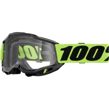 Masque 100% Accuri 2 NEON JAUNE écran Transaprent