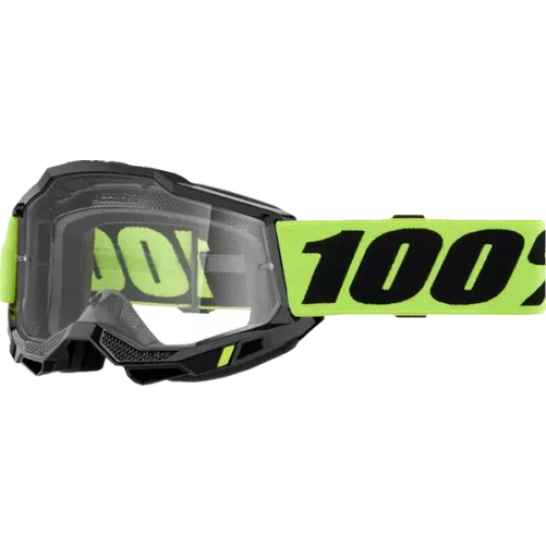 Masque 100% Accuri 2 NEON JAUNE écran Transaprent