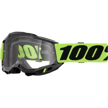Masque 100% Accuri 2 NEON JAUNE écran Transaprent