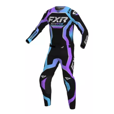 Tenue FXR REVO 25 AURORA NOIR BLEU VILOET