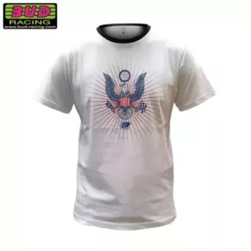 Tee shirt BUD RACING EAGLE blanc