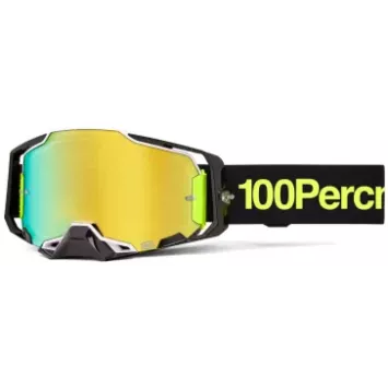 Masque 100% ARMEGA Orban Noir Jaune Fluo