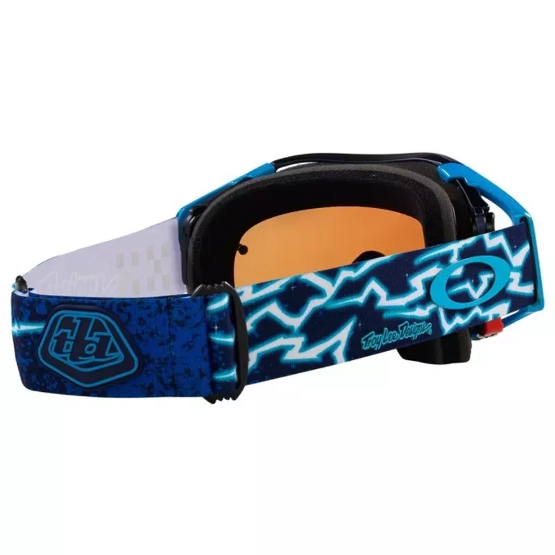 Masque OAKLEY Airbrake MX TLD Blue Lightning ecran Prizm MX Sapphire Masque OAKLEY Airbrake MX TLD Blue Lightning ecran Prizm MX Sapphire