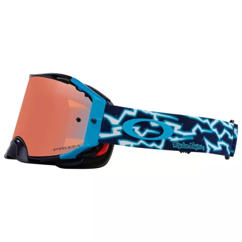 Masque OAKLEY Airbrake MX TLD Blue Lightning ecran Prizm MX Sapphire Masque OAKLEY Airbrake MX TLD Blue Lightning ecran Prizm MX Sapphire