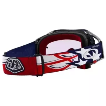 Masque OAKLEY Airbrake MX TLD Red White Blue Wings ecran Prizm MX Low Light