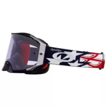 Masque OAKLEY Airbrake MX TLD Red White Blue Wings ecran Prizm MX Low Light