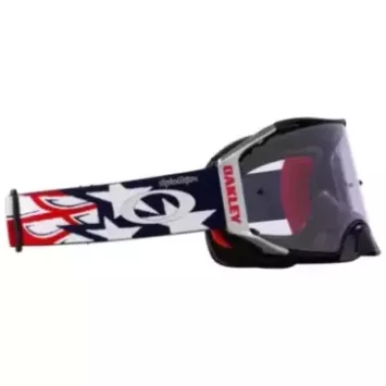 Masque OAKLEY Airbrake MX TLD Red White Blue Wings ecran Prizm MX Low Light