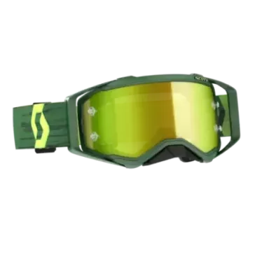 Masque SCOTT PROSPECT vert jaune écran jaune chrome