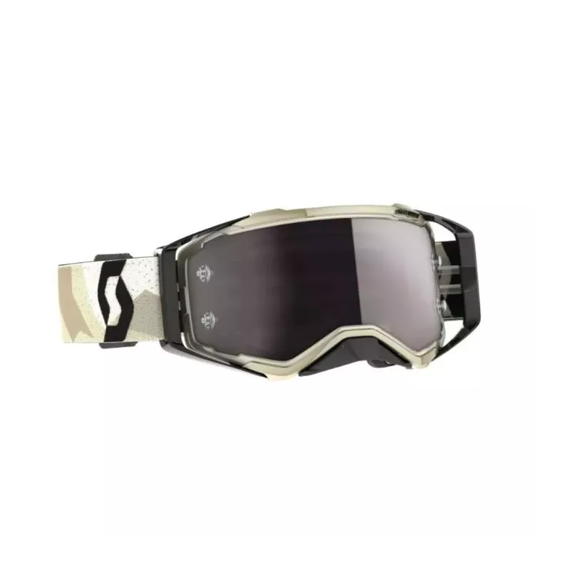 Masque Prospect Camo Beige Noir Ecran Silver Chrome