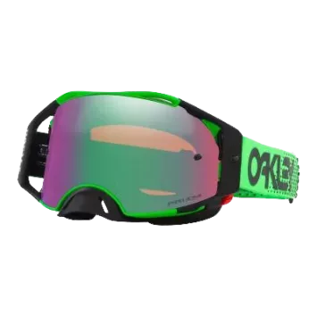 Masque OAKLEY Airbrake MX Moto Vert B1B écran Prizm MX Jade