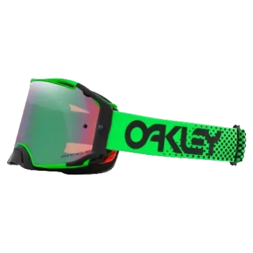 Masque OAKLEY Airbrake MX Moto Vert B1B écran Prizm MX Jade