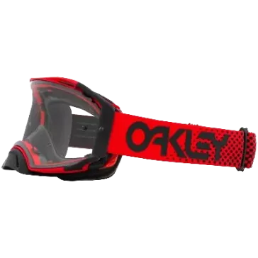 Masque OAKLEY Airbrake MX Moto Rouge B1B écran clair