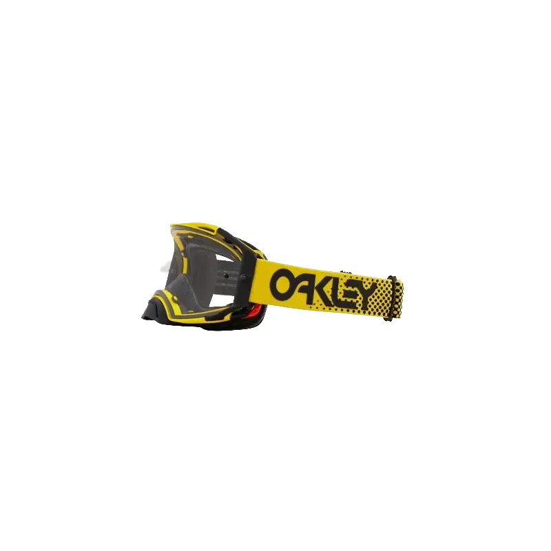 Masque OAKLEY Airbrake MX Moto Jaune B1B écran clair Masque OAKLEY Airbrake MX Moto Jaune B1B écran clair