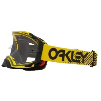 Masque OAKLEY Airbrake MX Moto Jaune B1B écran clair