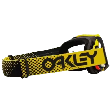 Masque OAKLEY Airbrake MX Moto Jaune B1B écran clair
