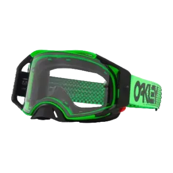 Masque OAKLEY Airbrake MX Moto Vert B1B écran clair