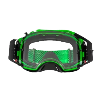 Masque OAKLEY Airbrake MX Moto Vert B1B écran clair