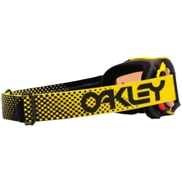 Masque OAKLEY Airbrake MX Moto Jaune B1B écran Prizm MX Bronze