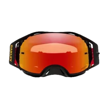Masque OAKLEY Airbrake MX Rouge Flow écran Prizm MX Torch