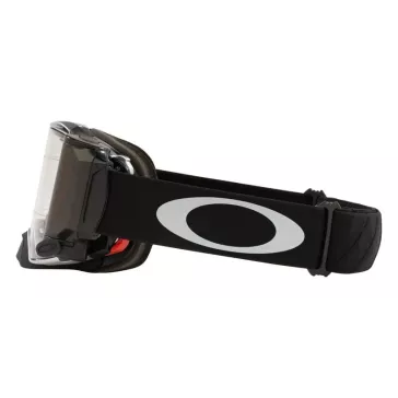 Masque OAKLEY Airbrake MX Tuff Blocks Noir Gunmetal Race-Ready Roll-Off clair