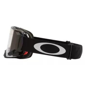Masque OAKLEY Airbrake MX Tuff Blocks Noir OU Blanc Gunmetal Race-Ready Roll-Off clair