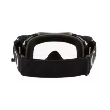 Masque OAKLEY Airbrake MX Tuff Blocks Noir OU Blanc Gunmetal Race-Ready Roll-Off clair