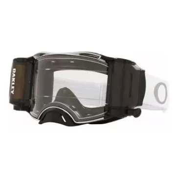 Masque OAKLEY Airbrake MX Tuff Blocks Noir Gunmetal Race-Ready Roll-Off clair