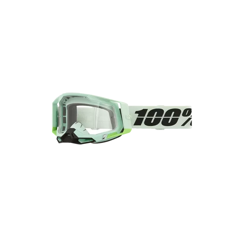 Masque 100% Racecraft 2 PALOMAR Ecran Transparent Masque 100% Racecraft 2 PALOMAR Ecran Transparent