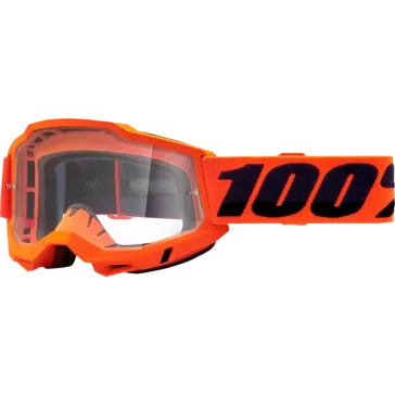 Masque 100% Accuri 2 OTG Orange écran transparent