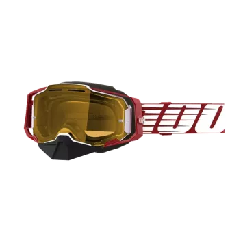Masque 100% ARMEGA SN OVRSZD Red Ecran Jaune
