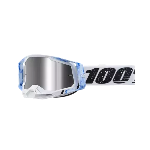 Masque 100% RACECRAFT 2 MIXOS Mirror Silver Flash