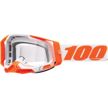 Masque 100% RACECRAFT 2 OR Ecran Tranparent