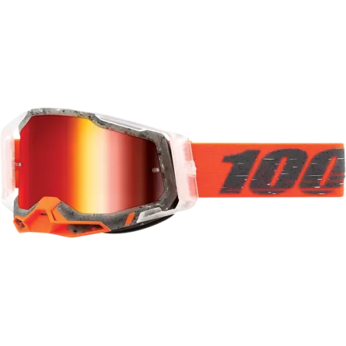 Masque 100% RACECRAFT 2 SCHRUTE Mirror Red