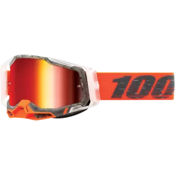 Masque 100% RACECRAFT 2 SCHRUTE Mirror Red