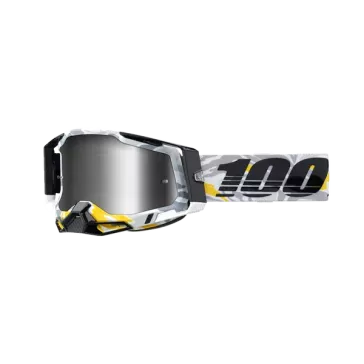 Masque 100% RACECRAFT 2 KORB Mirror Silver