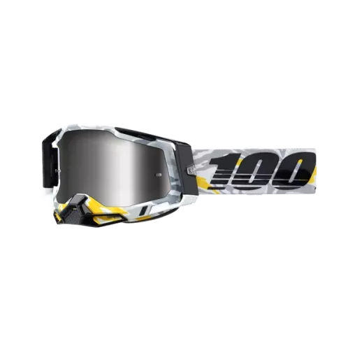 Masque 100% RACECRAFT 2 KORB Mirror Silver