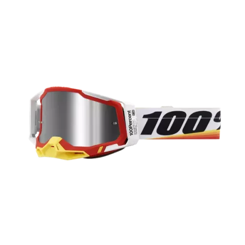 Masque 100% RACECRAFT 2 ARSHAM Red Mirror Silver