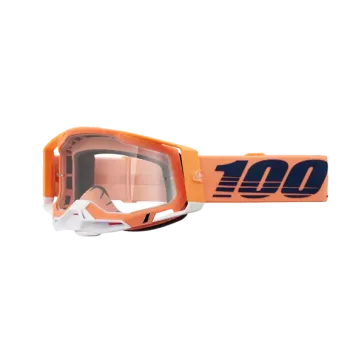 Masque 100% RACECRAFT 2 CORAL Ecran Transparent