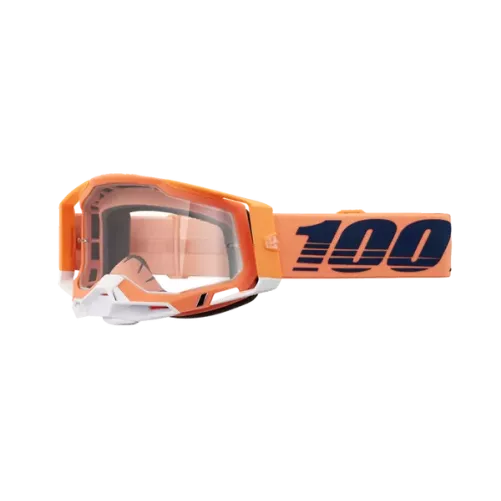 Masque 100% RACECRAFT 2 CORAL Ecran Transparent