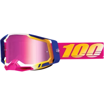 Masque 100% RACECRAFT 2 MISSION Mirror Pink