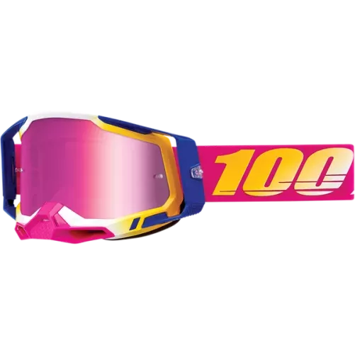 Masque 100% RACECRAFT 2 MISSION Mirror Pink
